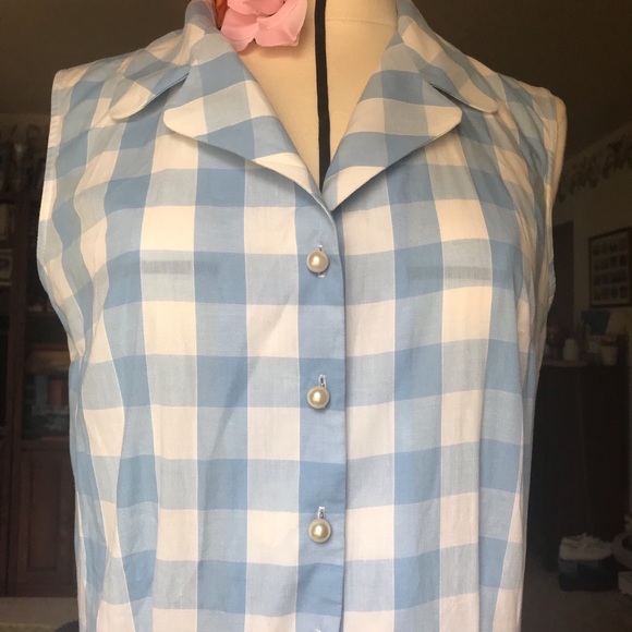 Gingham fit and flare dress - Picture 5 of 16